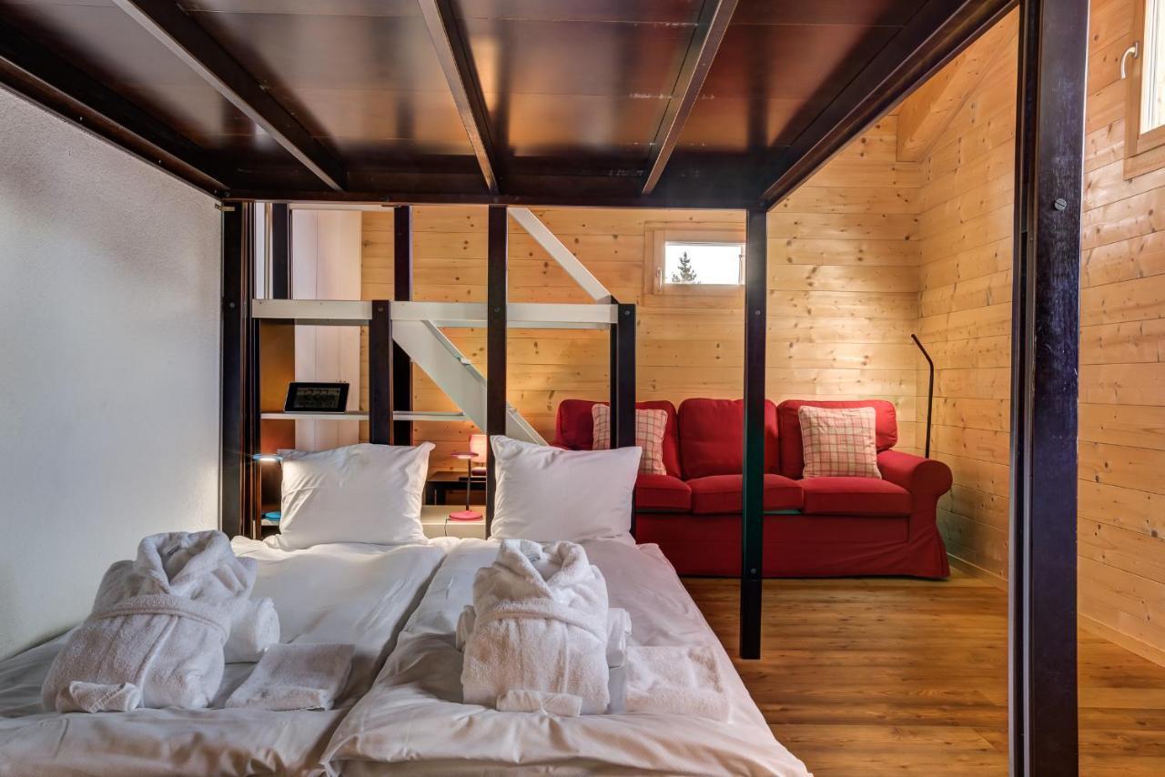 Chalet Flocon De Neige - Jacuzzi - Sauna La Tzoumaz Ngoại thất bức ảnh