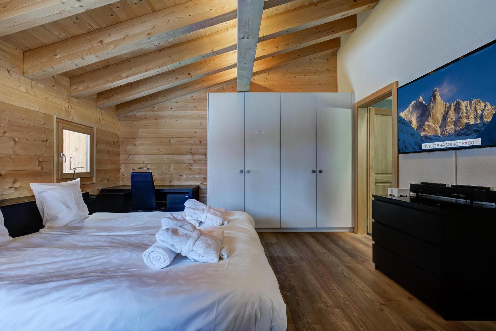 Chalet Flocon De Neige - Jacuzzi - Sauna La Tzoumaz Ngoại thất bức ảnh